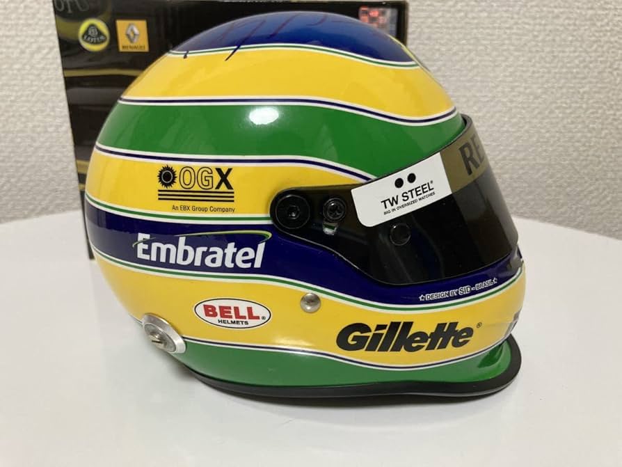 1/2ヘルメット　F1ウィリアムズルノー　J.ビルヌーブ直筆サイン入り 1/2ヘルメット F1ウィリアムズルノー J.ビルヌーブ直筆サイン